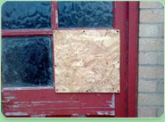 boarded up Edinburgh